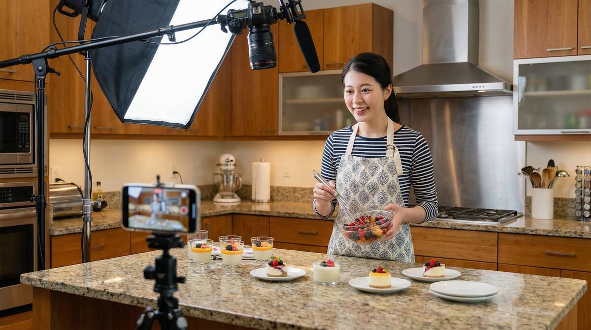 国产自拍美食视频